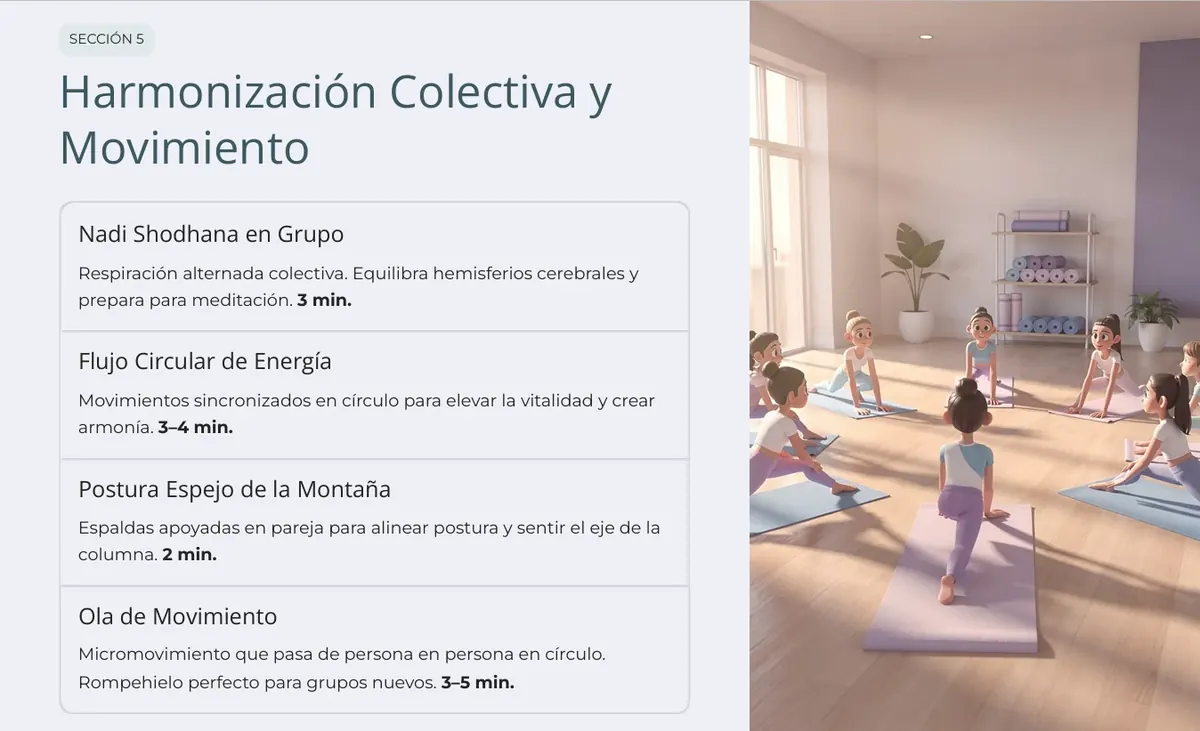 Vista previa real de la guía 70 Dinámicas Interactivas para Clases de Yoga